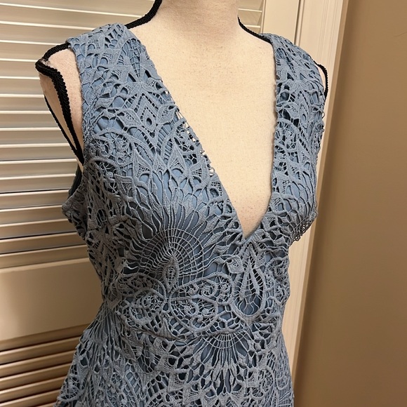Lulus Truly Beloved Dress in Dusty Blue, Size XLarge, NWT - Picture 9 of 17